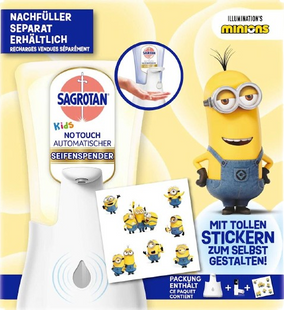 Автоматичний дозатор для мила Sagrotan No-Touch Kids Minions, 1 шт. 3197596589 фото
