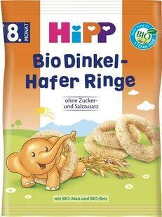 Мультизлакові кільця HIPP, для дітей з 8 місяців КП-021 фото