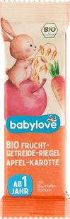 Фруктово-злаковий батончик яблуко-морква Babylove для дітей від 12 місяців, 25 г 1893160330 фото