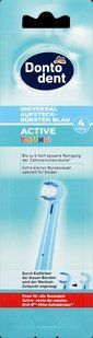 Універсальні насадки для щіток Active Young blue, 4 шт TM Dontodent БТ-089 фото
