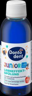 Дитячий ополіскувач - індикатор зубного нальоту, Dontodent Junior Learning Effect, для дітей з 6 років, 200 мл БТ-083 фото
