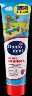Дитяча зубна паста для дітей від 0-6 років, зі смаком малини TM Dontodent 1895410699 фото