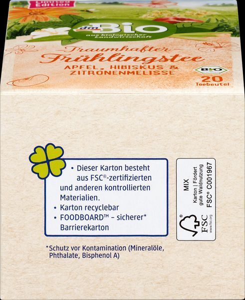 Фруктовий чай з гібіскусом, яблуком та мелісою, 40 грам( 20 пакетиків) Ч-005 фото