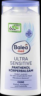 Дитячий бальзам для тіла після загару Balea Med Ultra Sensitive з пантенолом, 250 мл БТ-102 фото