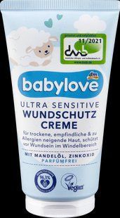 Дитячий захисний крем, ультрачутливий, TM Babylove 75 мл БТ-104 фото