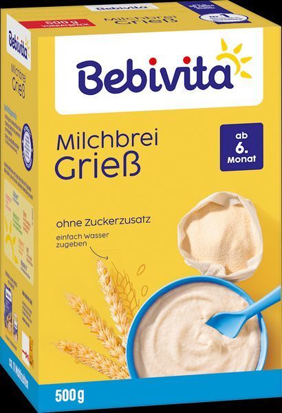 Манна молочна каша Bebivita, для дітей з 6 місяців, 500 грам МК-005 фото