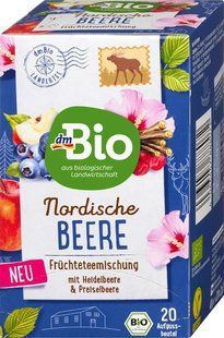 Фруктовий чай, Nordic Berry з чорницею, журавлиною, ожиною, TM BIO, (20 пакетиків), 40 грам Ч-011 фото