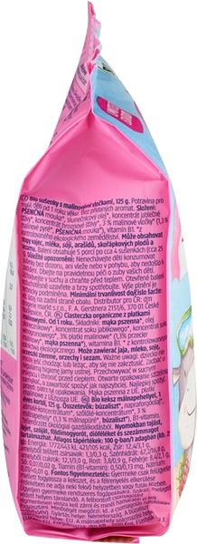 Пшеничне печиво з малиною Babylove для дітей від 1 року, 125 г 3117524015 фото