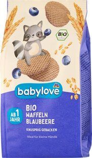 Вафлі з чорницею для дітей з 12 місяців, TM Babylove, 30 грам 2863047497 фото